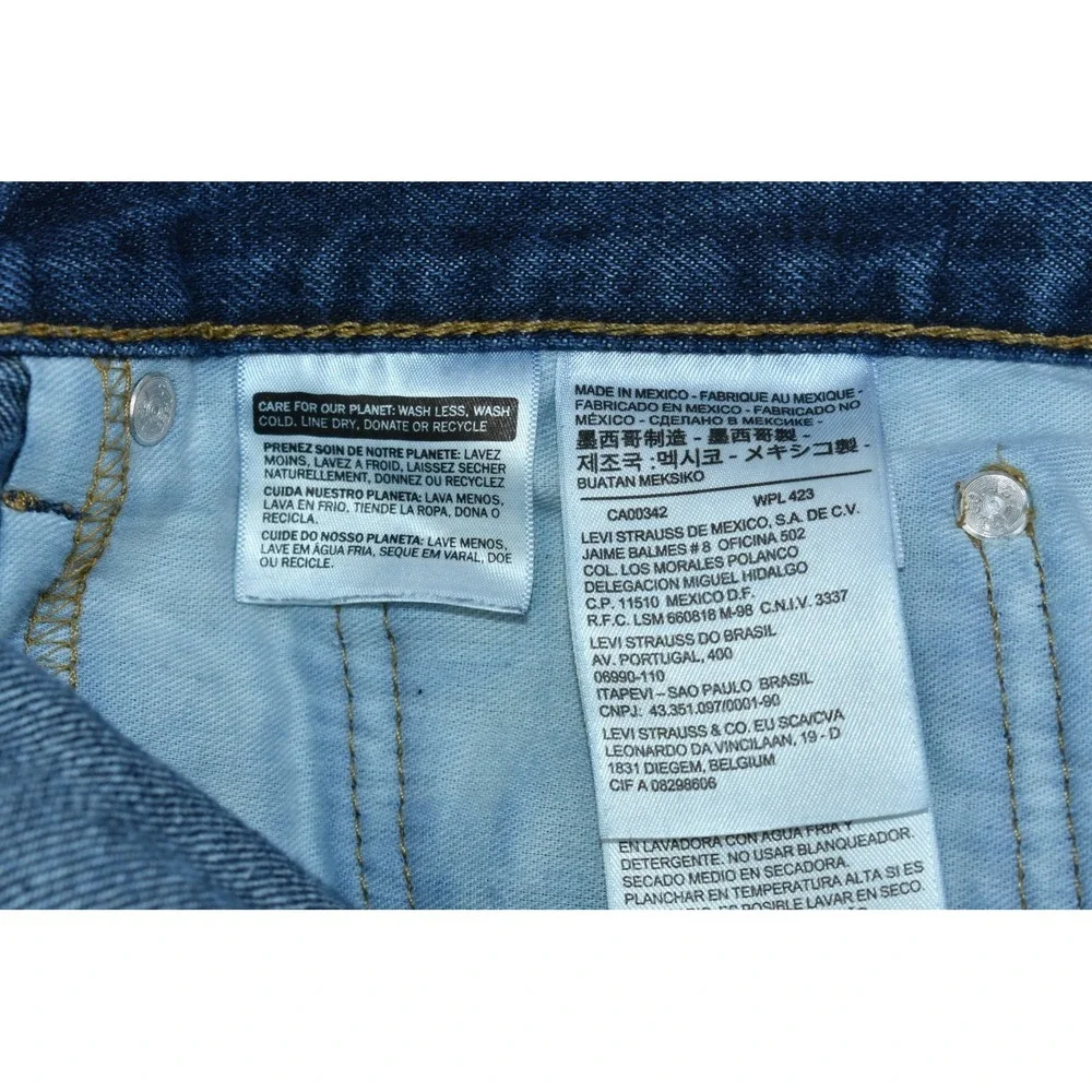 Levi's 550 Men Jeans 42x29 (41x28) Blue Denim Relaxed Tapered Baggy 90s Workwear